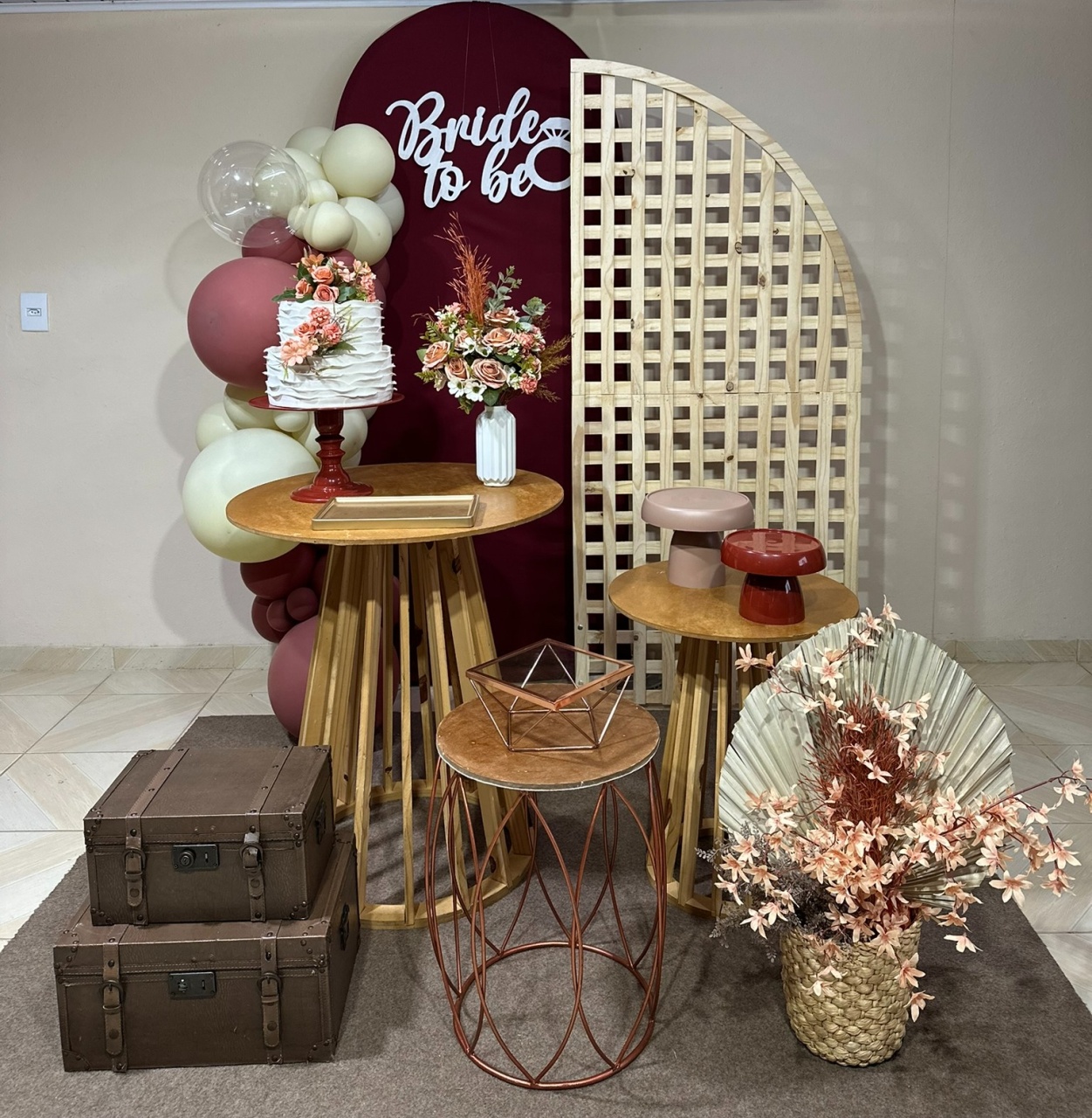 Kit Cha de Lingerie Vinho 23 - DECOR FESTAS PEGUE MONTE & BALÕES