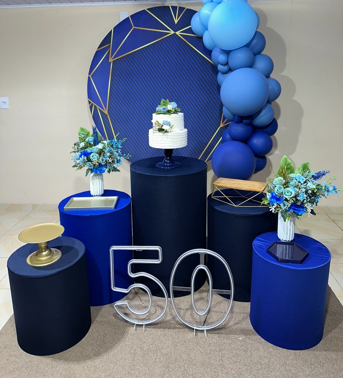 Kit Azul 3 - DECOR FESTAS PEGUE MONTE & BALÕES