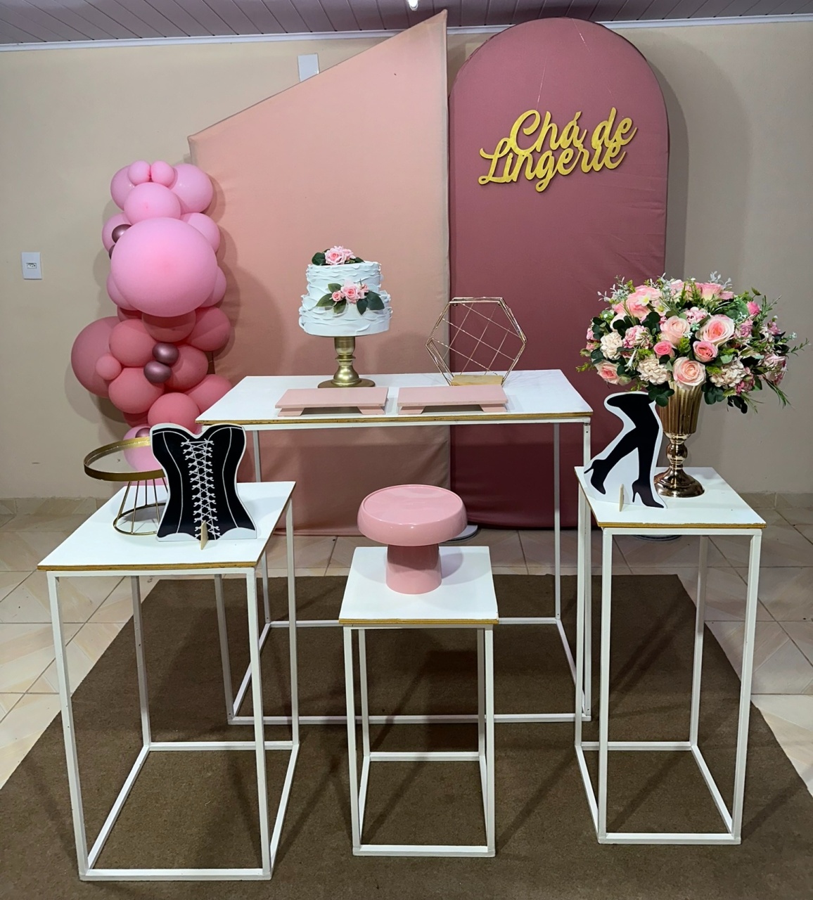 Kit Cha de Lingerie 11 - DECOR FESTAS PEGUE MONTE & BALÕES