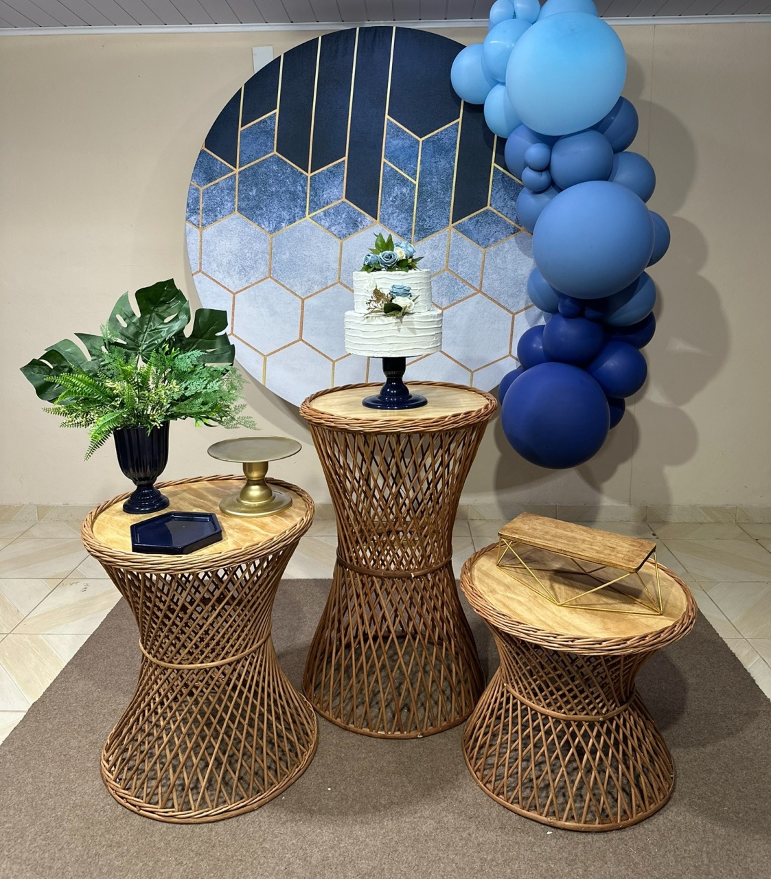 Kit Azul 9 - DECOR FESTAS PEGUE MONTE & BALÕES