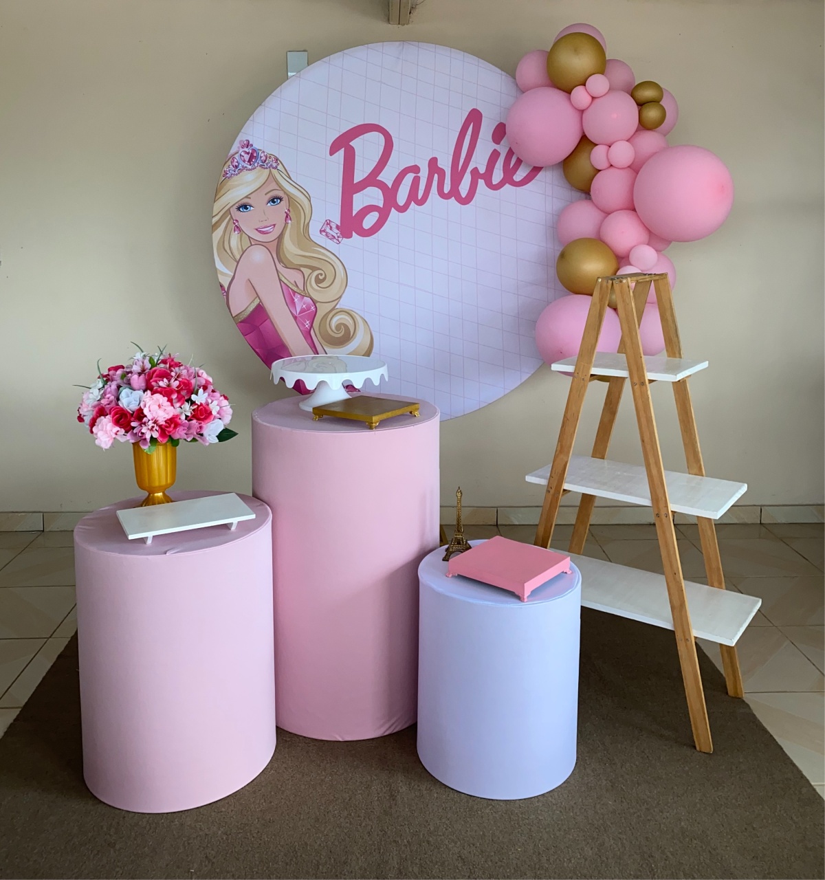 Kit Barbie 1 - DECOR FESTAS PEGUE MONTE & BALÕES