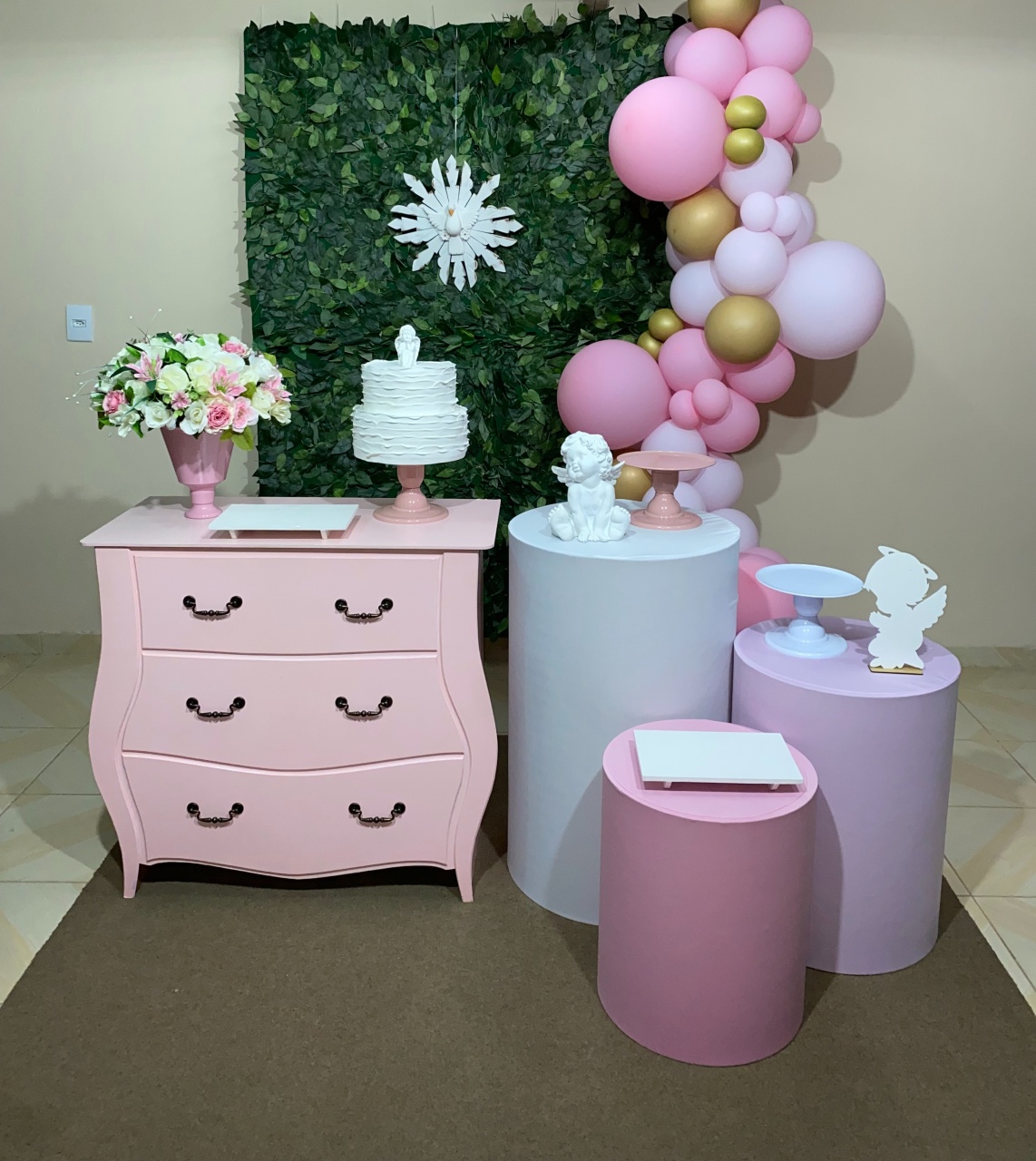 Kit Batizado Menina 6 - DECOR FESTAS PEGUE MONTE & BALÕES