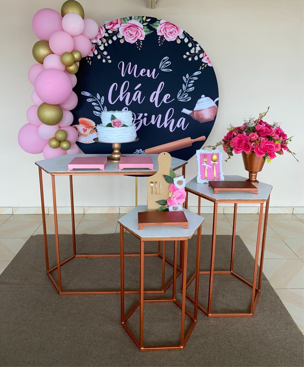 Kit Cha de Panela 16 - DECOR FESTAS PEGUE MONTE & BALÕES