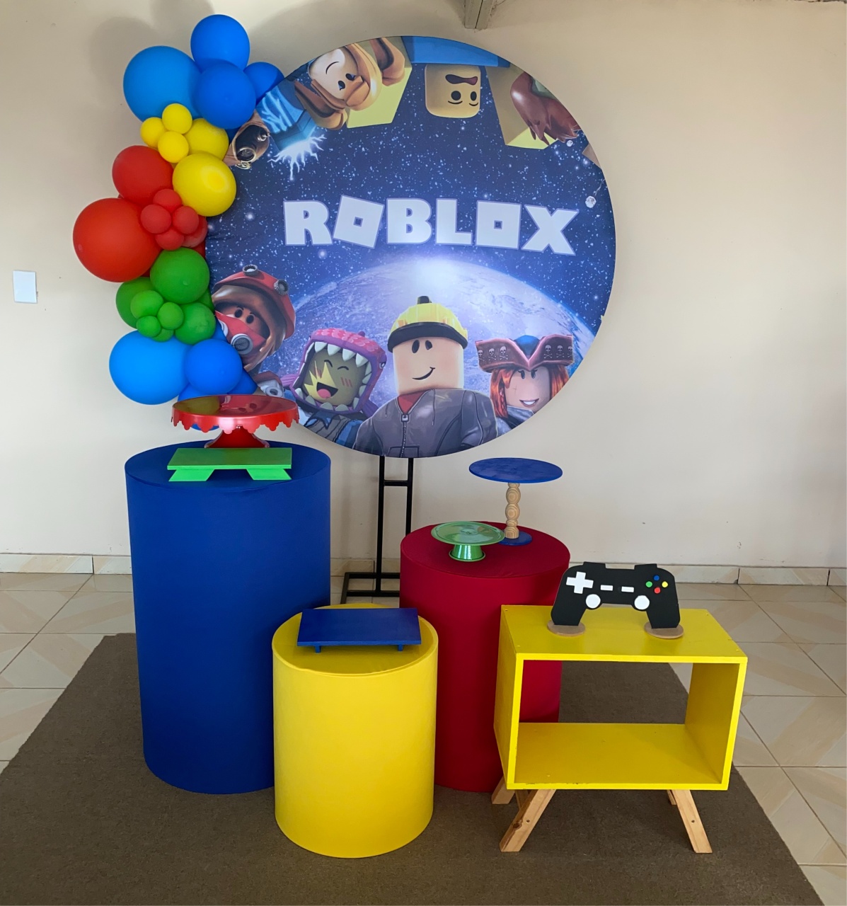 Kit Roblox 1 - DECOR FESTAS PEGUE MONTE & BALÕES