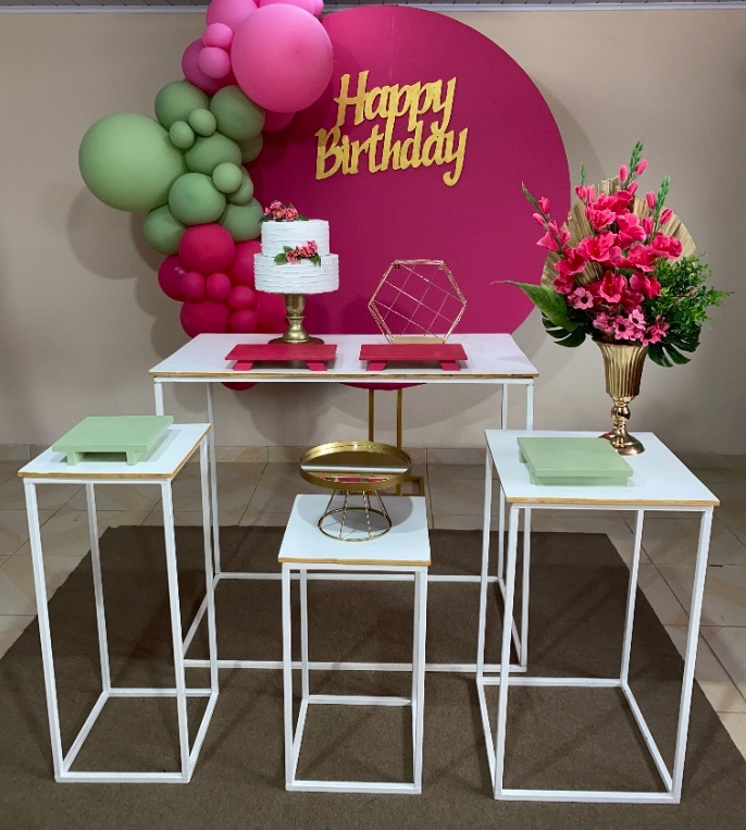 Kit Pink & Verde 2 - DECOR FESTAS PEGUE MONTE & BALÕES