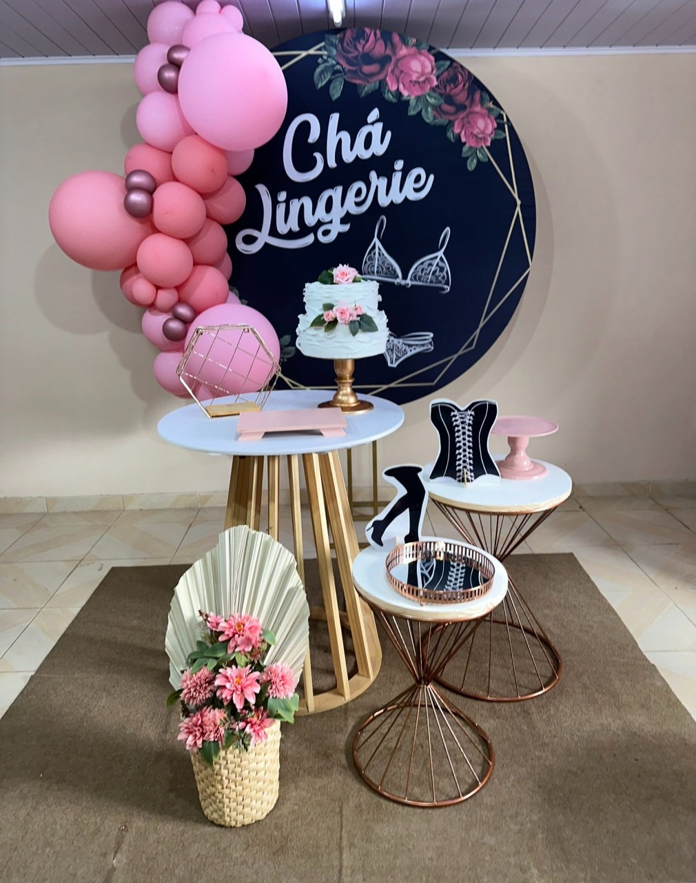 Kit Cha de Lingerie 1 - DECOR FESTAS PEGUE MONTE & BALÕES