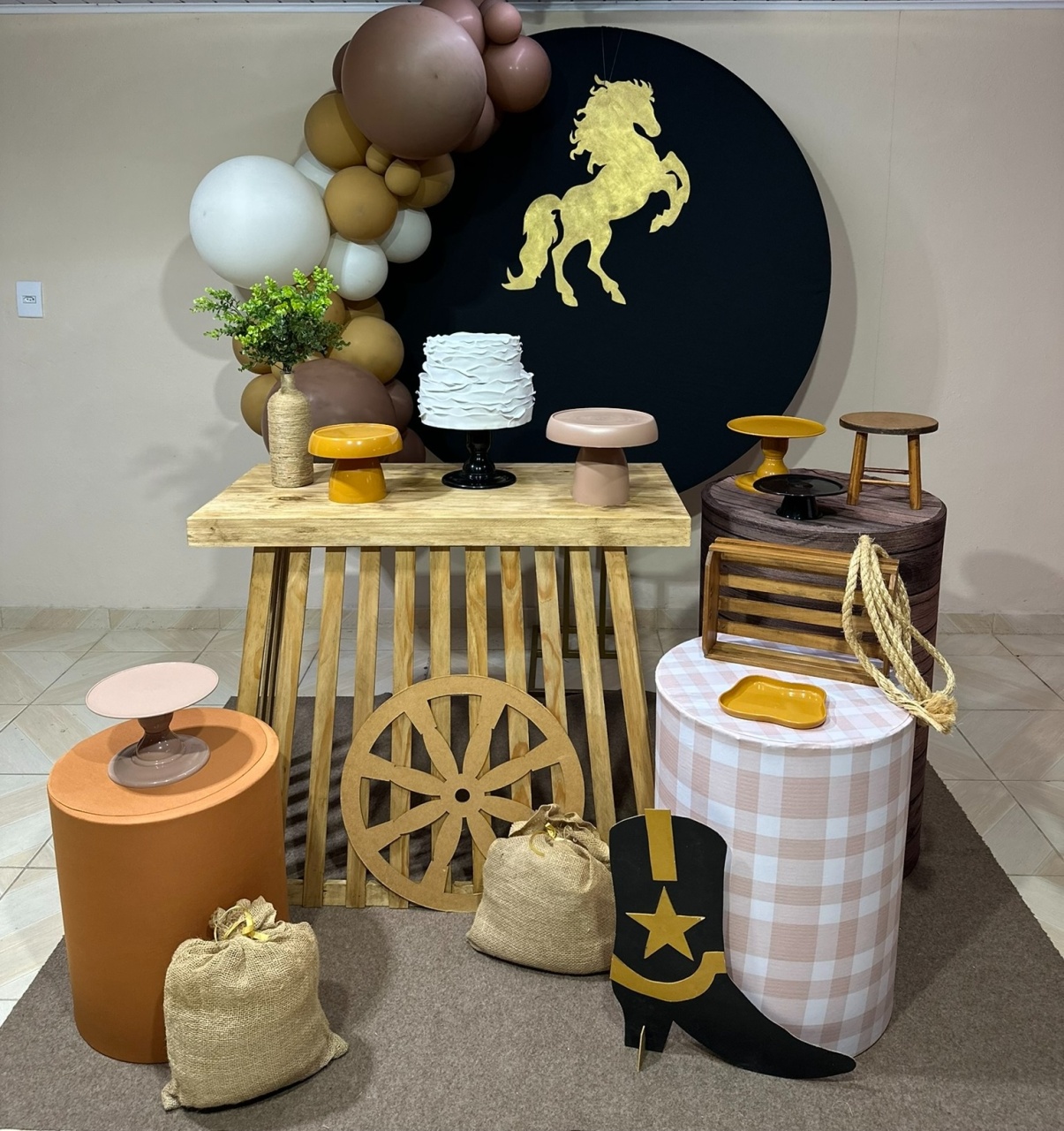 Kit Adulto Country 4 - DECOR FESTAS PEGUE MONTE & BALÕES