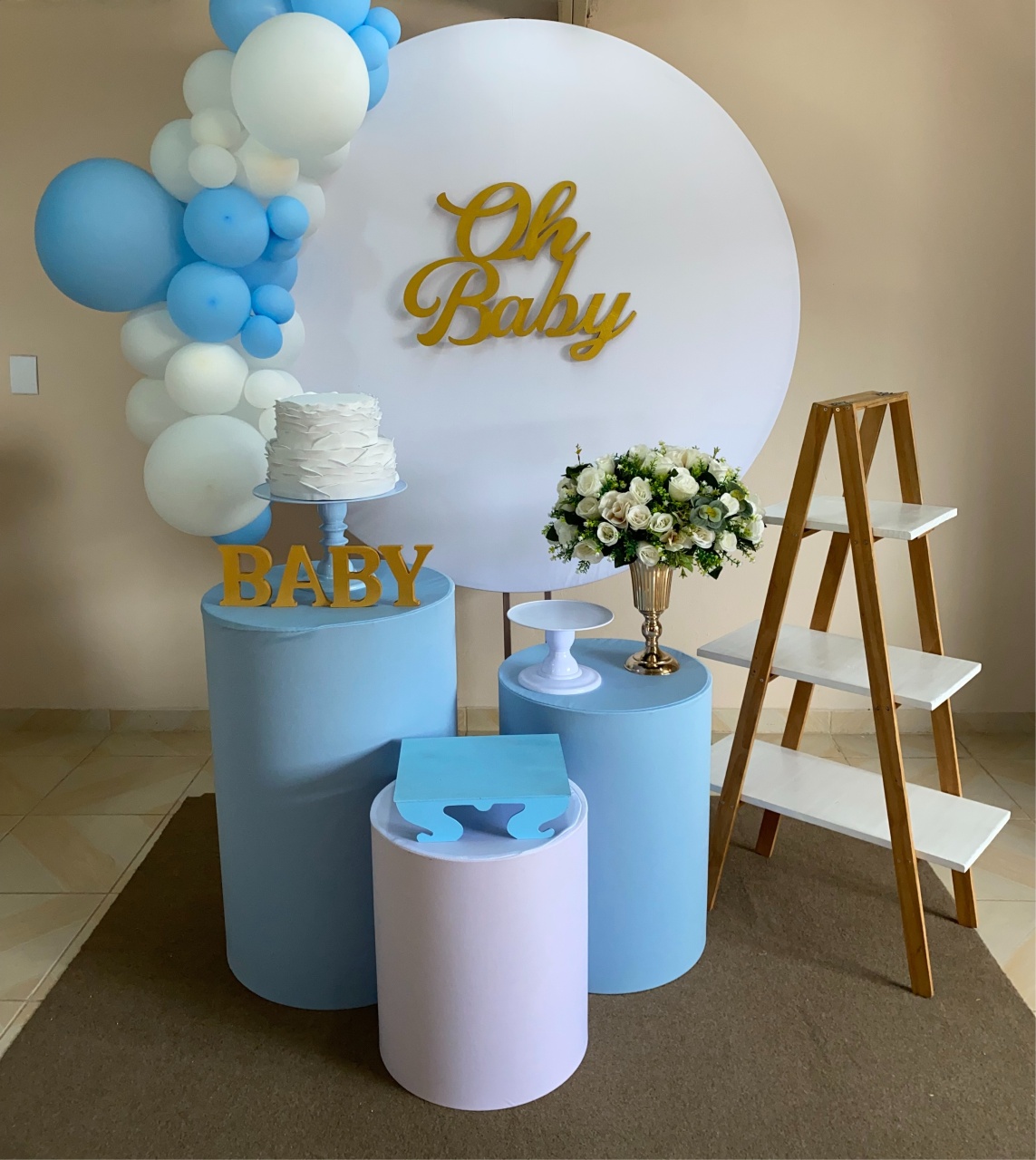 Kit Oh Baby Menino 4 - DECOR FESTAS PEGUE MONTE & BALÕES