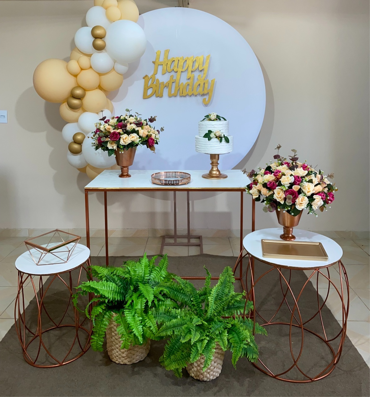 Kit Adulto Bege 4 - DECOR FESTAS PEGUE MONTE & BALÕES