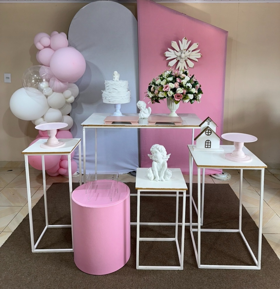 Kit Batizado Menina 3 - DECOR FESTAS PEGUE MONTE & BALÕES