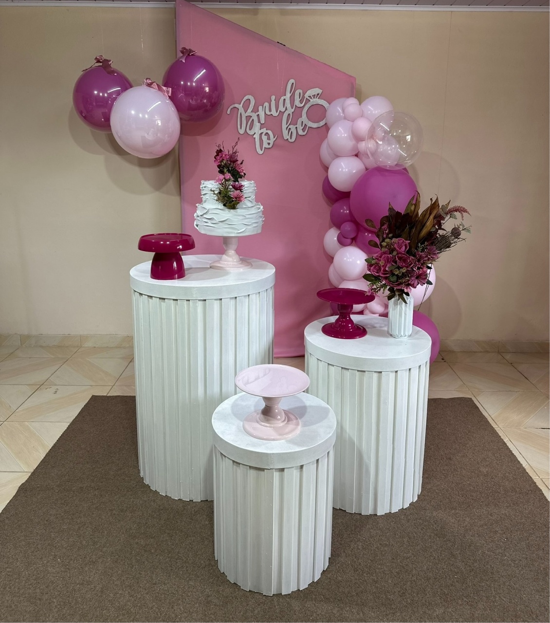 Kit Cha de Lingerie Rosa 19 - DECOR FESTAS PEGUE MONTE & BALÕES