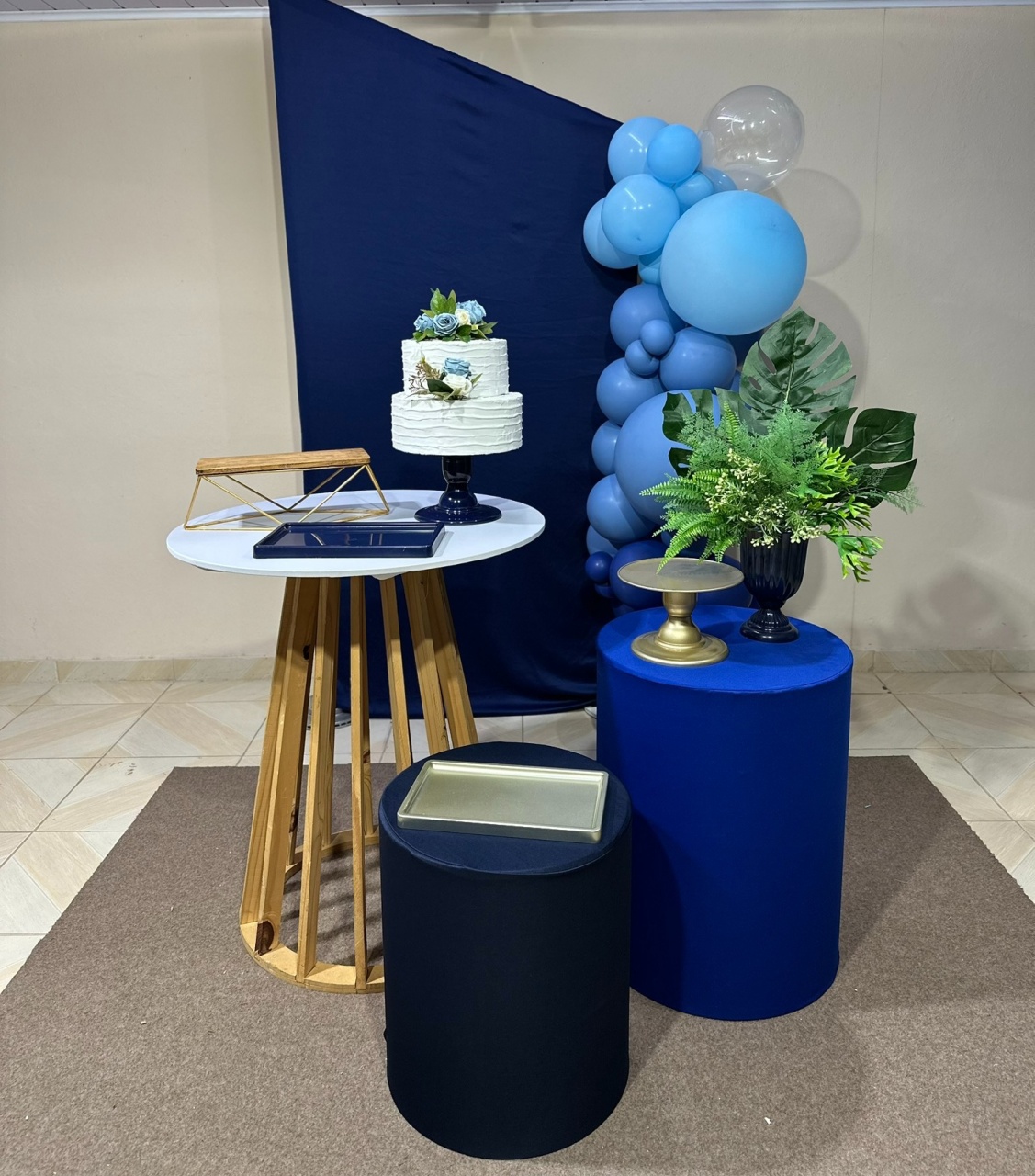 Kit Azul 10 - DECOR FESTAS PEGUE MONTE & BALÕES