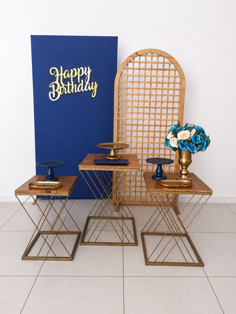 Composição Adulto Azul - Bel kids festas e eventos 