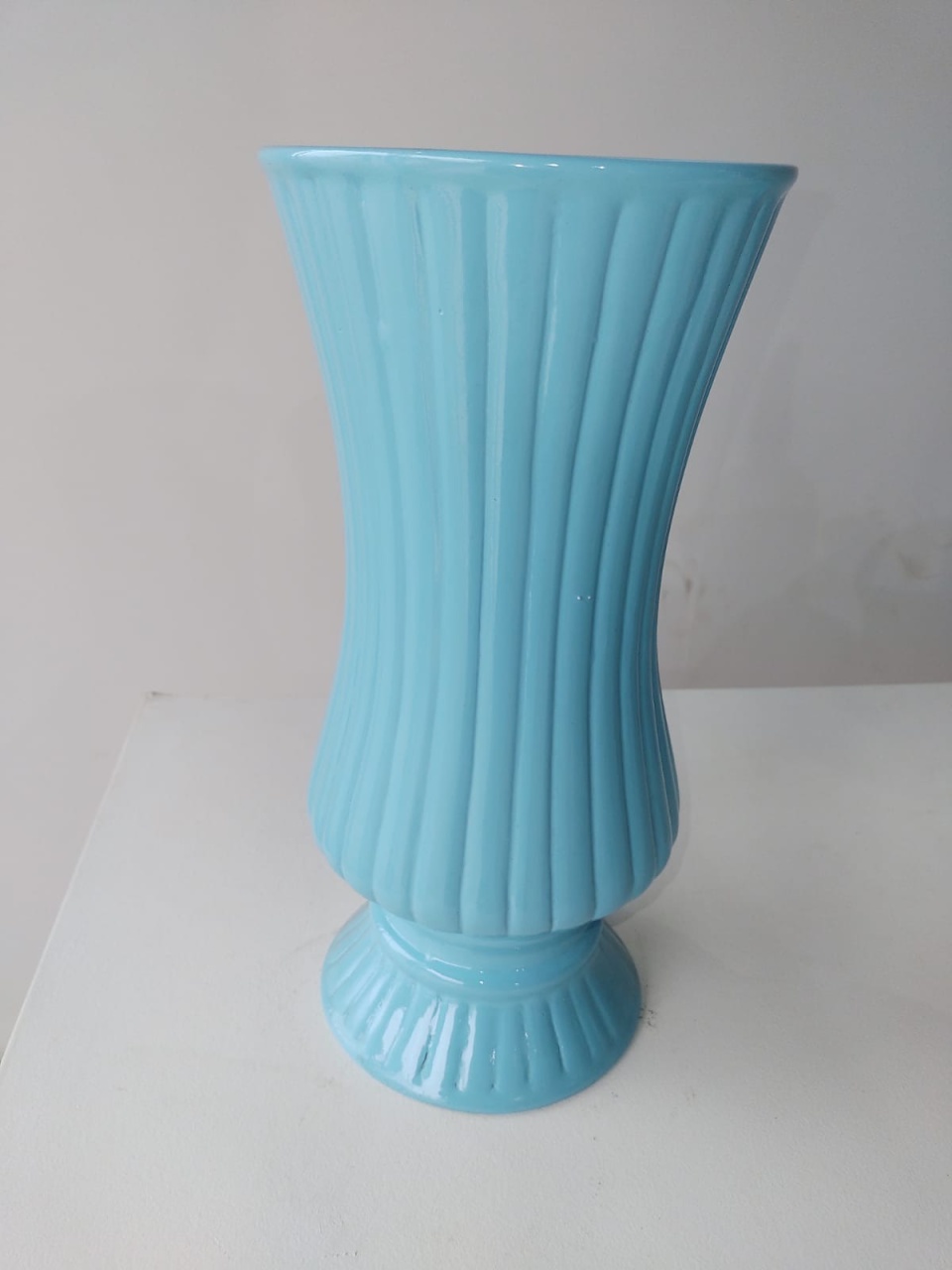 Vaso Azul Claro Grande Grego - Bel kids festas e eventos 