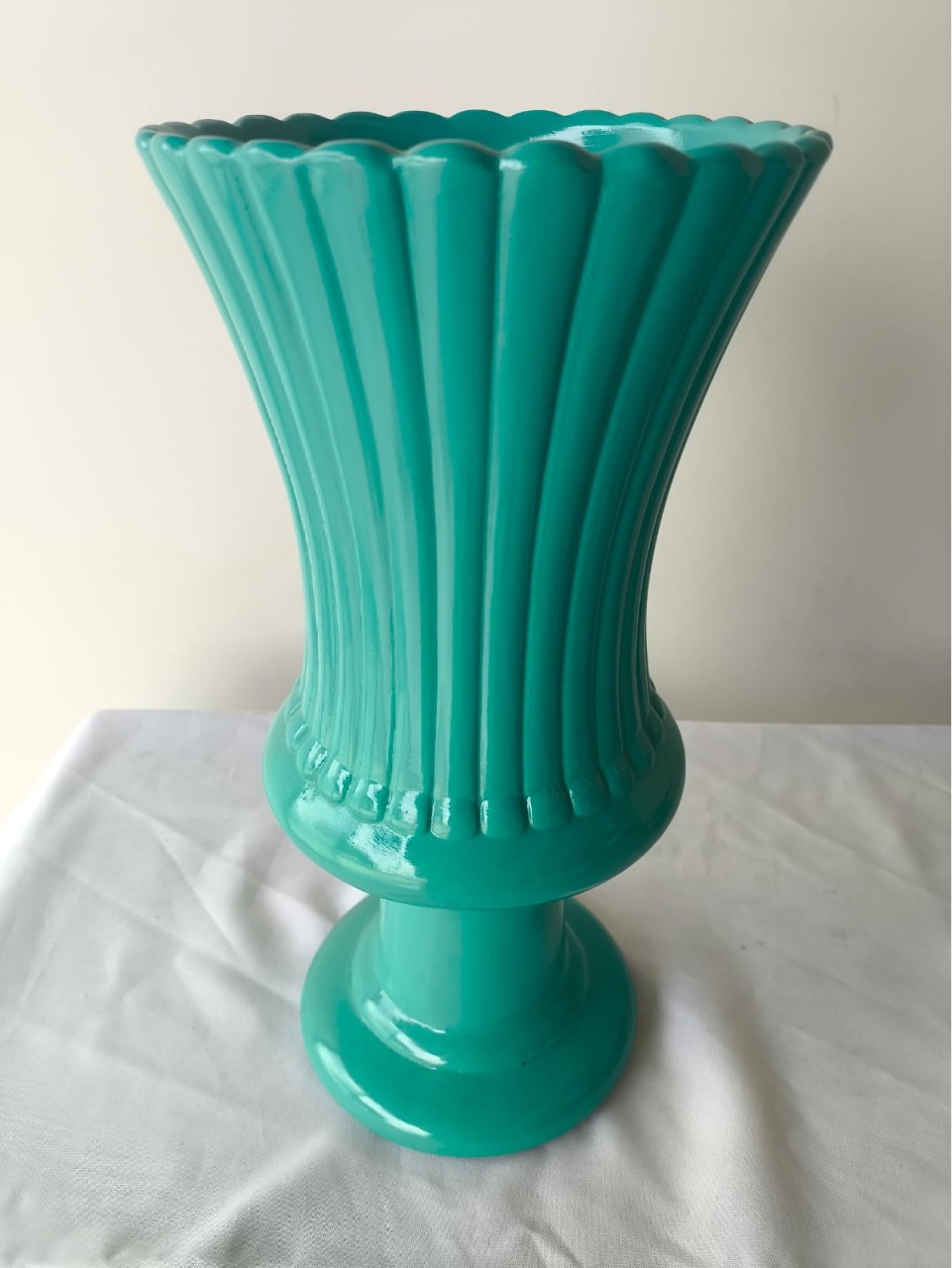 Vaso Verde Ciano G Charme  - Bel kids festas e eventos 