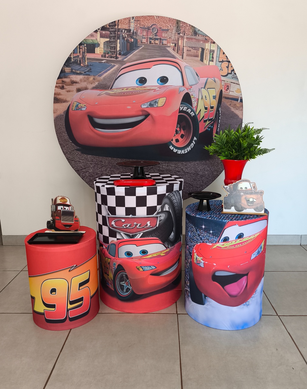 Kit 1 Relâmpago Macqueen  - Bel kids festas e eventos 