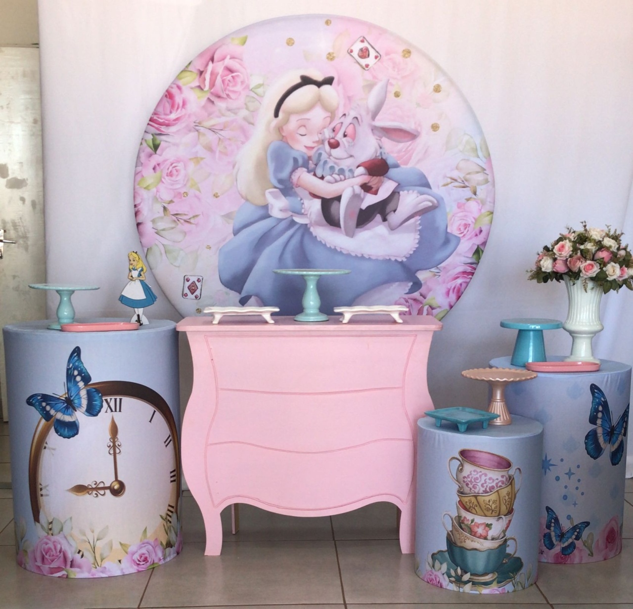 Alice No País das Maravilhas Kit 2 - Bel kids festas e eventos 