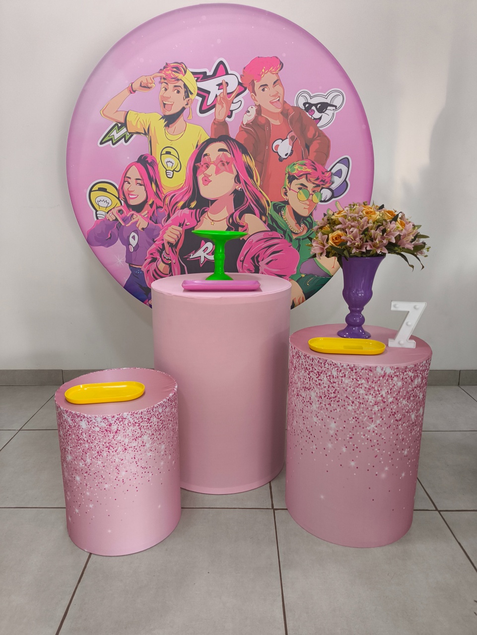 Kit 1 Os Rosas - Bel kids festas e eventos 
