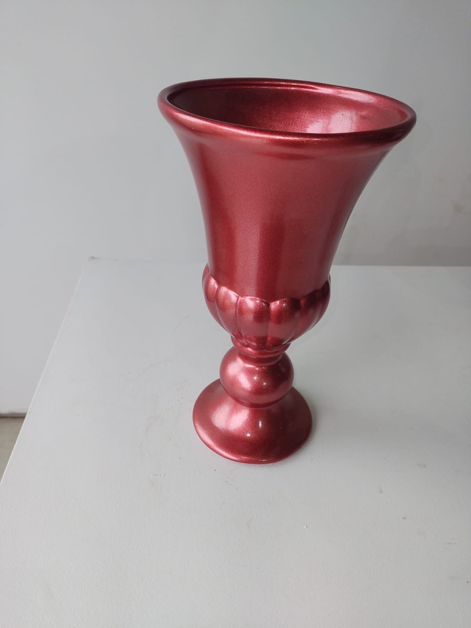 Vaso G Vermelho Escuro Brilhante   - Bel kids festas e eventos 