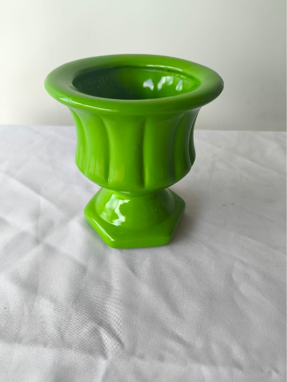 Vaso Verde Musgo Pequeno - Bel kids festas e eventos 