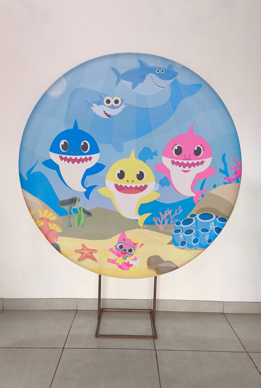 Painel Baby Shark  - Bel kids festas e eventos 