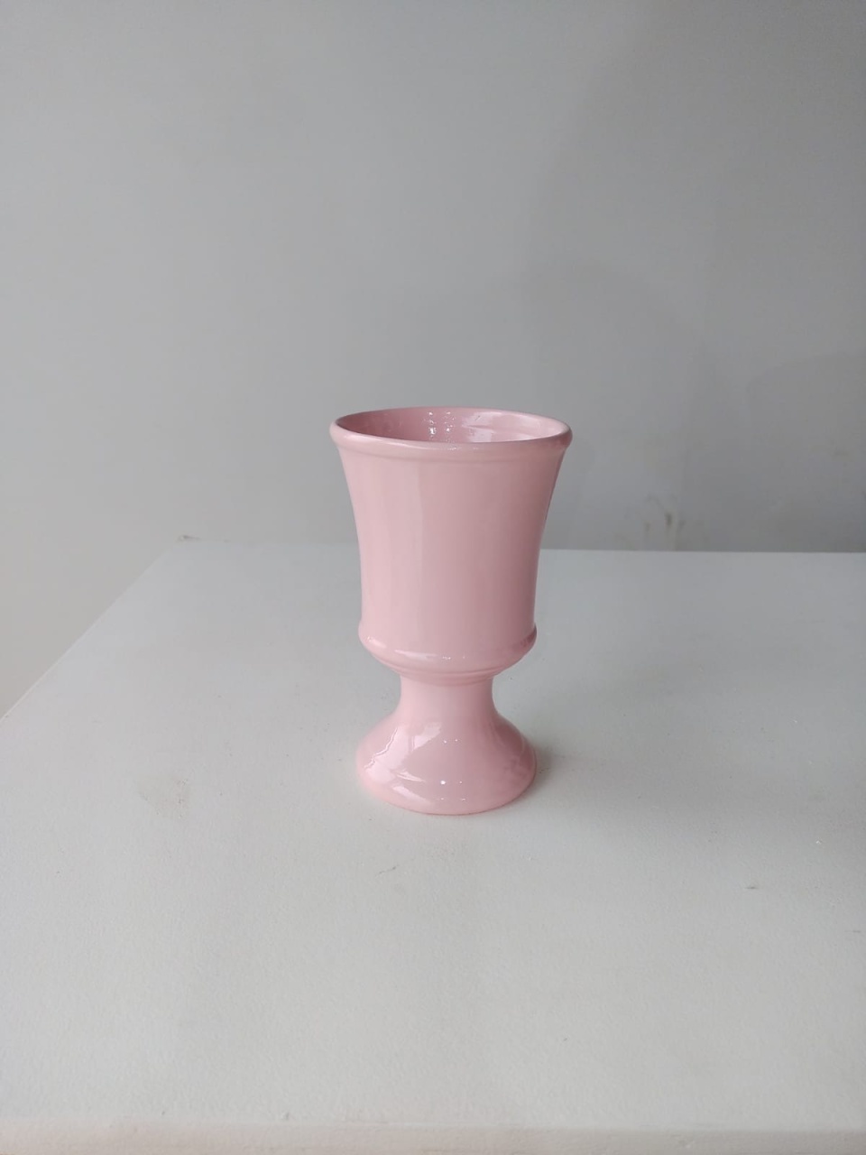 Vaso Rosa Claro Pequeno - Bel kids festas e eventos 