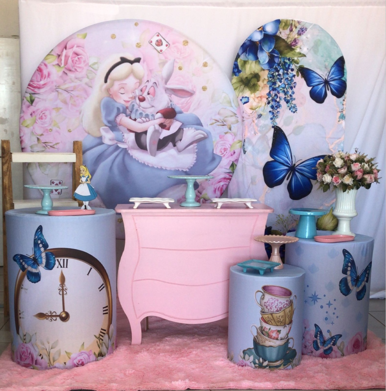 Alice No País das Maravilhas Kit 3 - Bel kids festas e eventos 