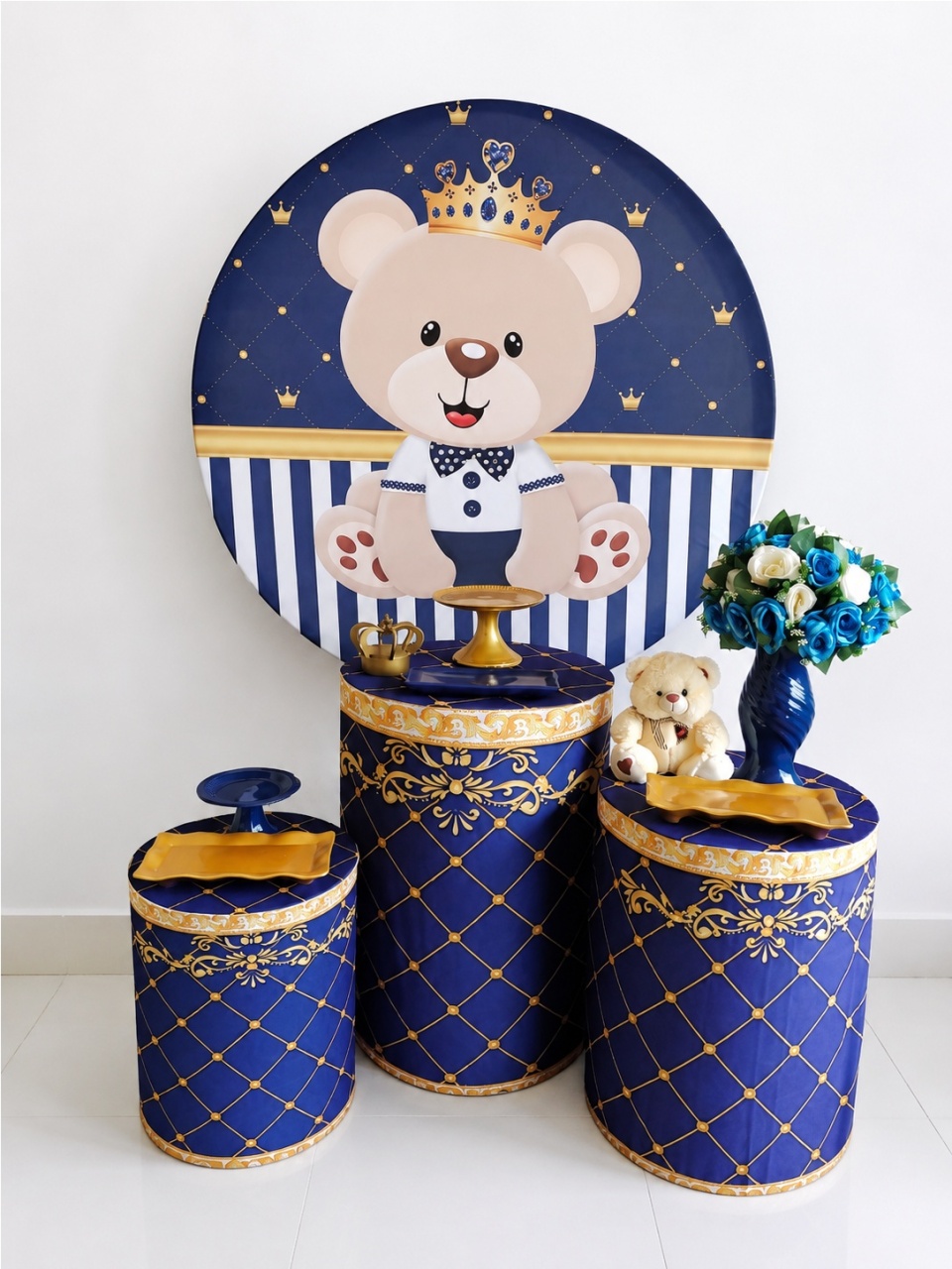 Kit 1 Urso Príncipe - Bel kids festas e eventos 