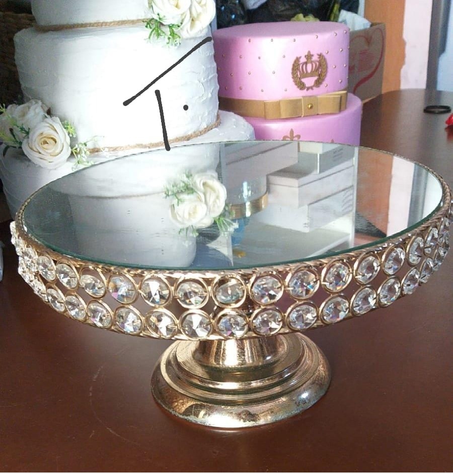 Boleira Cristal 30Cm Com Pé/T. - jessica jardin dos Reis