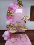 Kit Rosa Com Dourado /J. - imagem 2