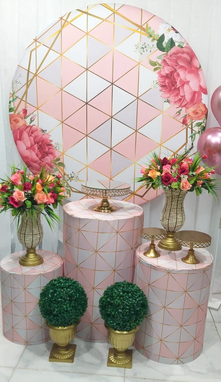 Floral Tons de Rosa - jessica jardin dos Reis