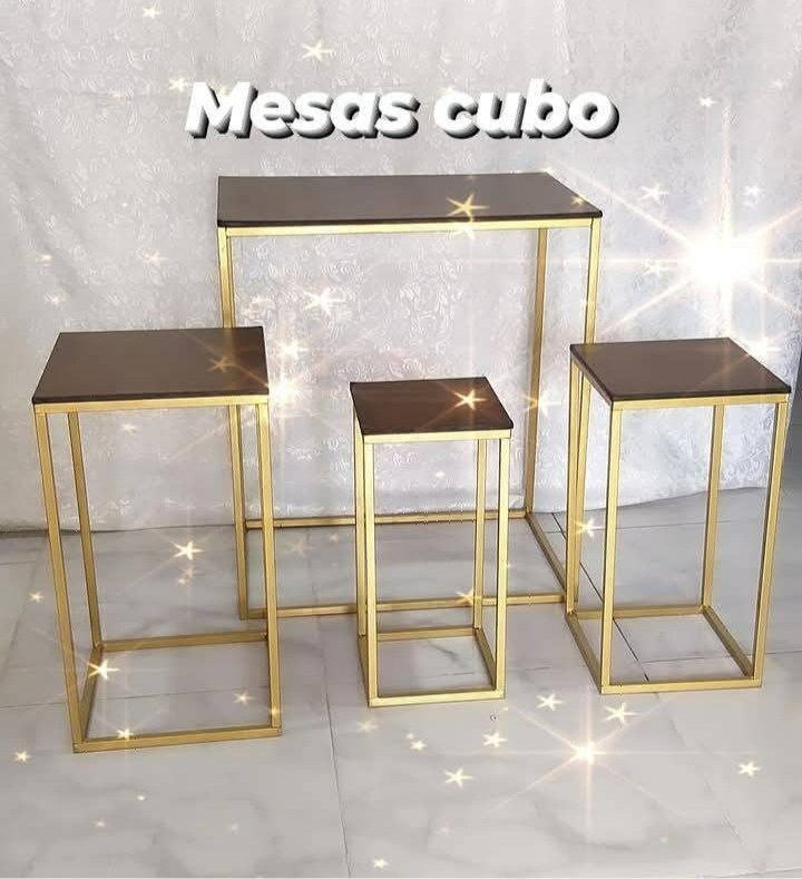 Mesas Cubo - jessica jardin dos Reis
