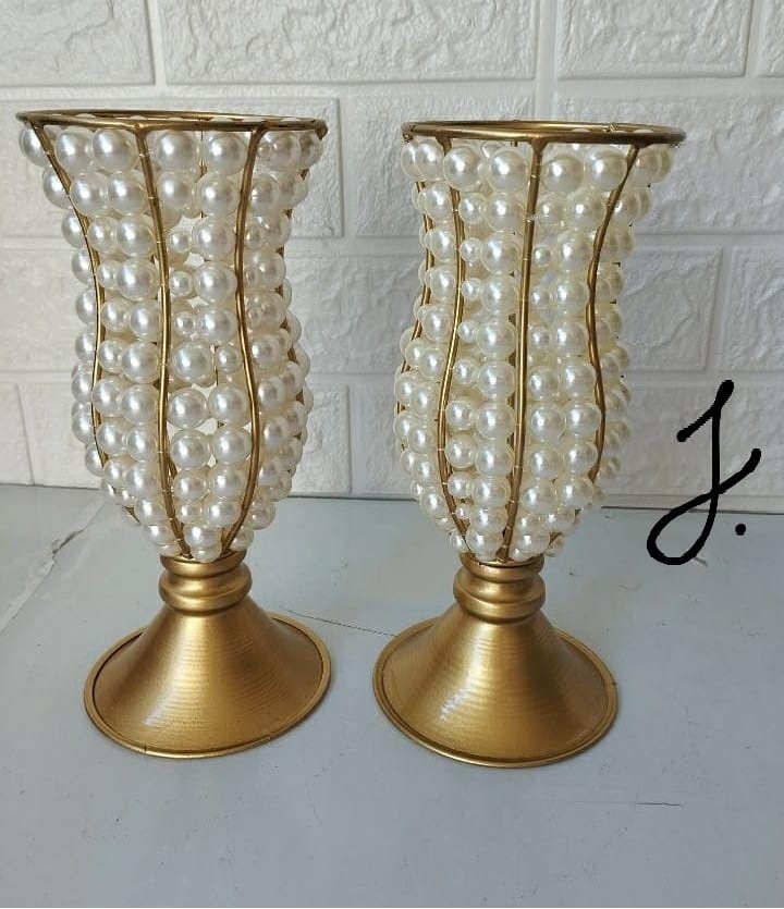 Kit 2 Vasos de Pérolas 22Cm/J. - jessica jardin dos Reis