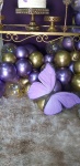 15 Anos Floral  Roxo,Lilás Com Dourado  - imagem 8