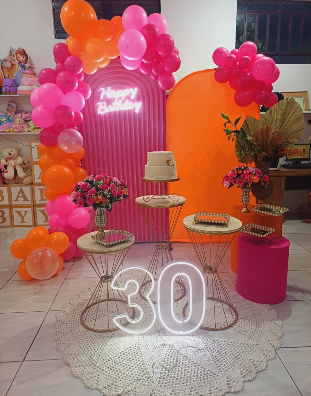 Kit Laranja Com Pink - jessica jardin dos Reis