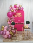 Kit Rosa Pink Com Dourado - imagem 2