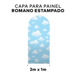 Capa Em Malha Estampa Nuvem  - imagem 2
