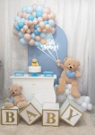 Chá Baby Azul ,Branco E Bege 3 - imagem 1