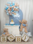 Chá Baby Azul ,Branco E Bege 3 - imagem 2