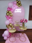 Kit Rosa Com Dourado /J. - imagem 1