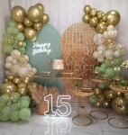 Kit Dourado Com Verde Chá  - imagem 2