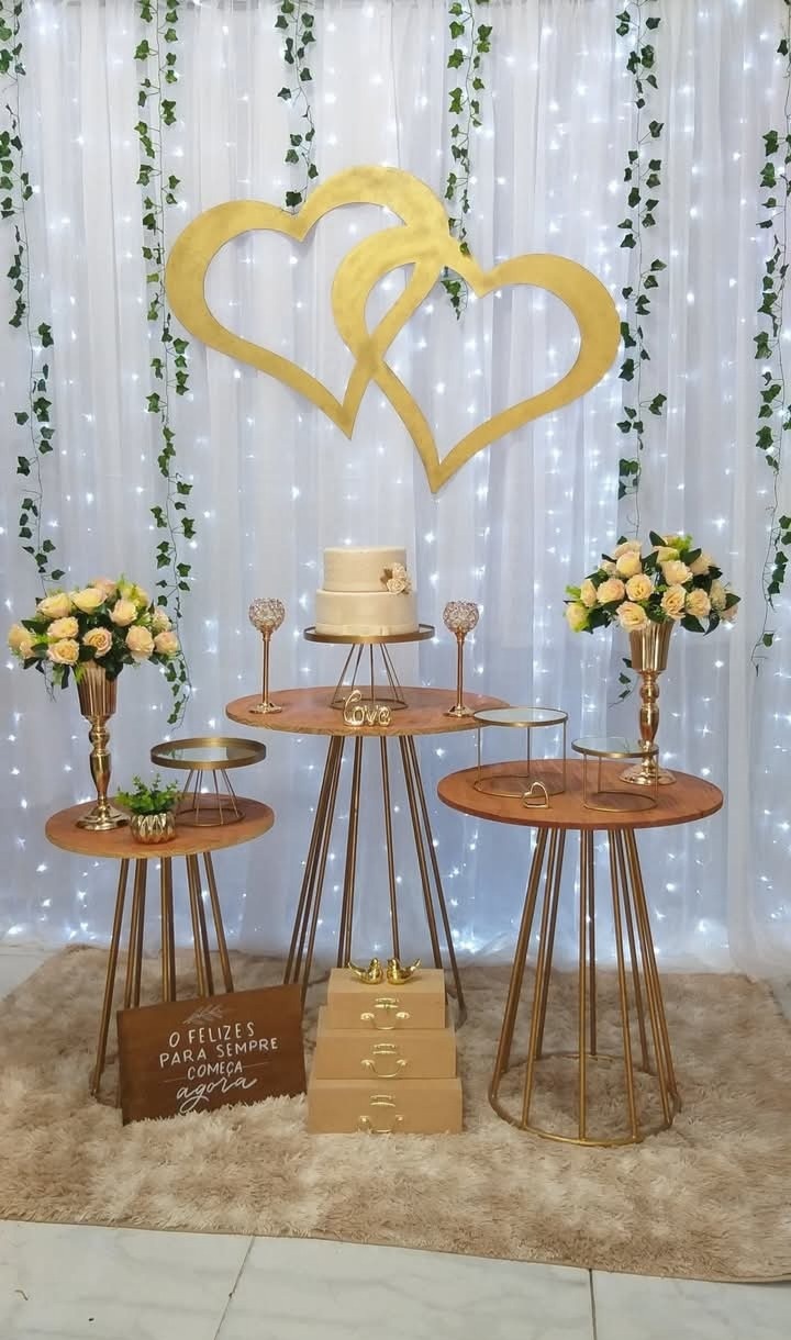Casamento  Com Mesas Cone 01 - jessica jardin dos Reis