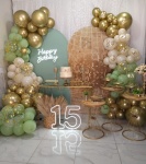 Kit Dourado Com Verde Chá  - imagem 1
