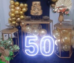 Kit Preto Com Dourado 3/ J.  - imagem 2