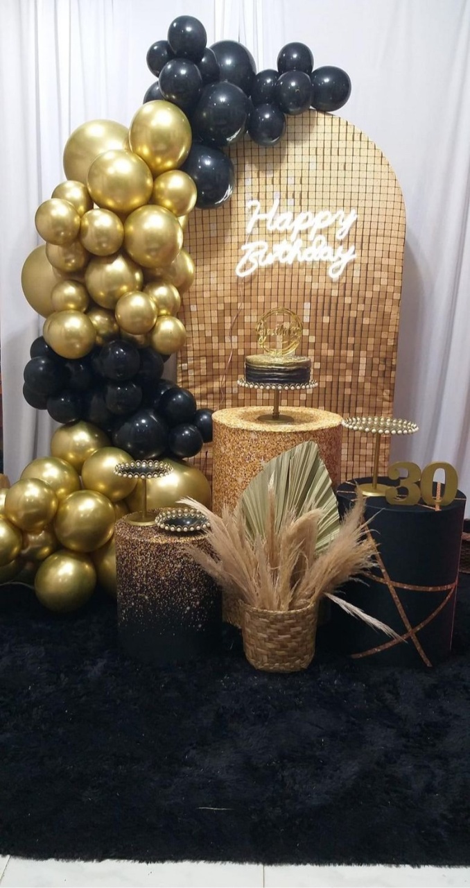 Kit Preto Com Dourado 08 - jessica jardin dos Reis