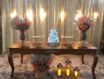  Casamento Rústico Com Mesa Luís Xv - imagem 7
