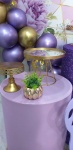 15 Anos Floral  Roxo,Lilás Com Dourado  - imagem 5