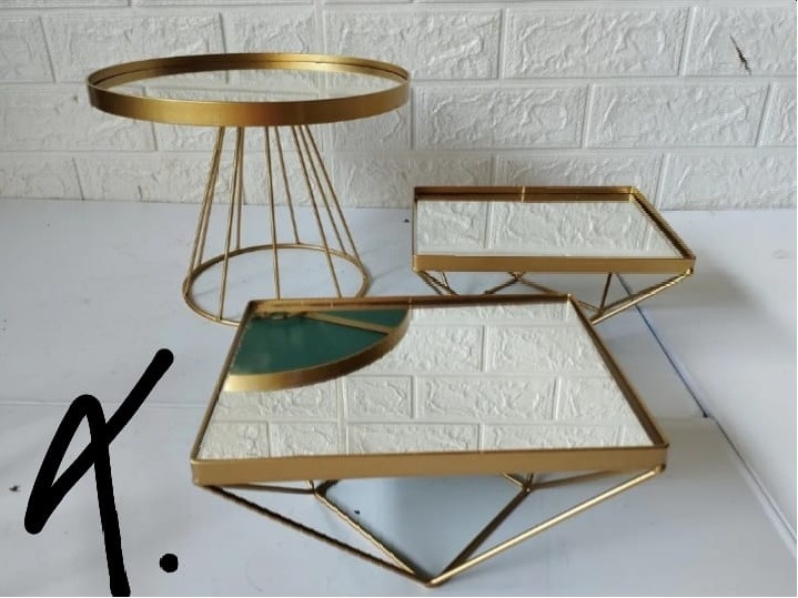 2 Bandejas Exagonal E Boleira Cone T. - jessica jardin dos Reis