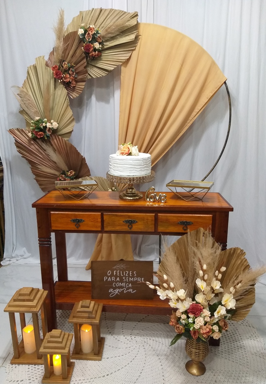 Casamento Rústico Com Latâneas 03 - jessica jardin dos Reis
