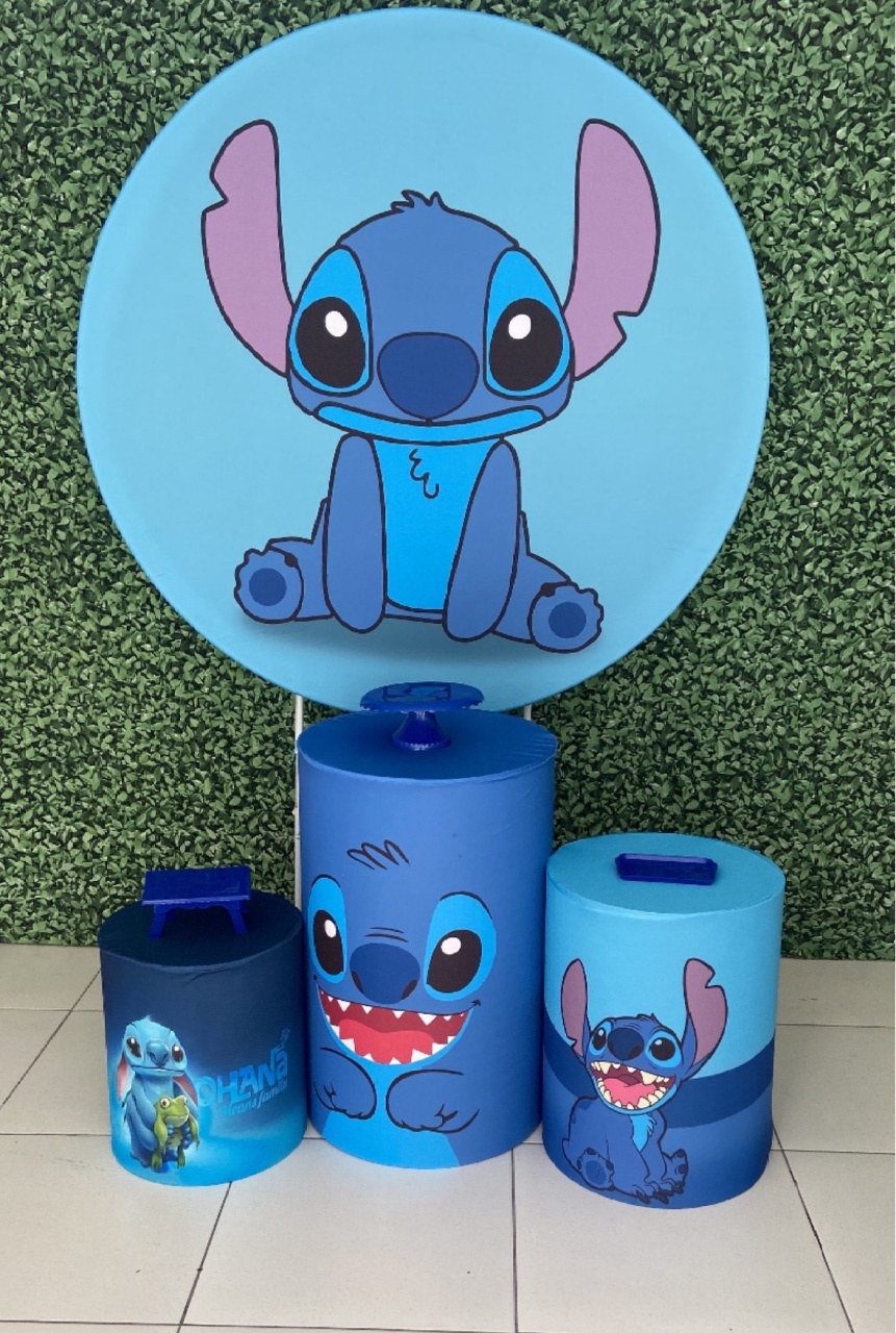 Stitch Azul  - Decorkidfesta